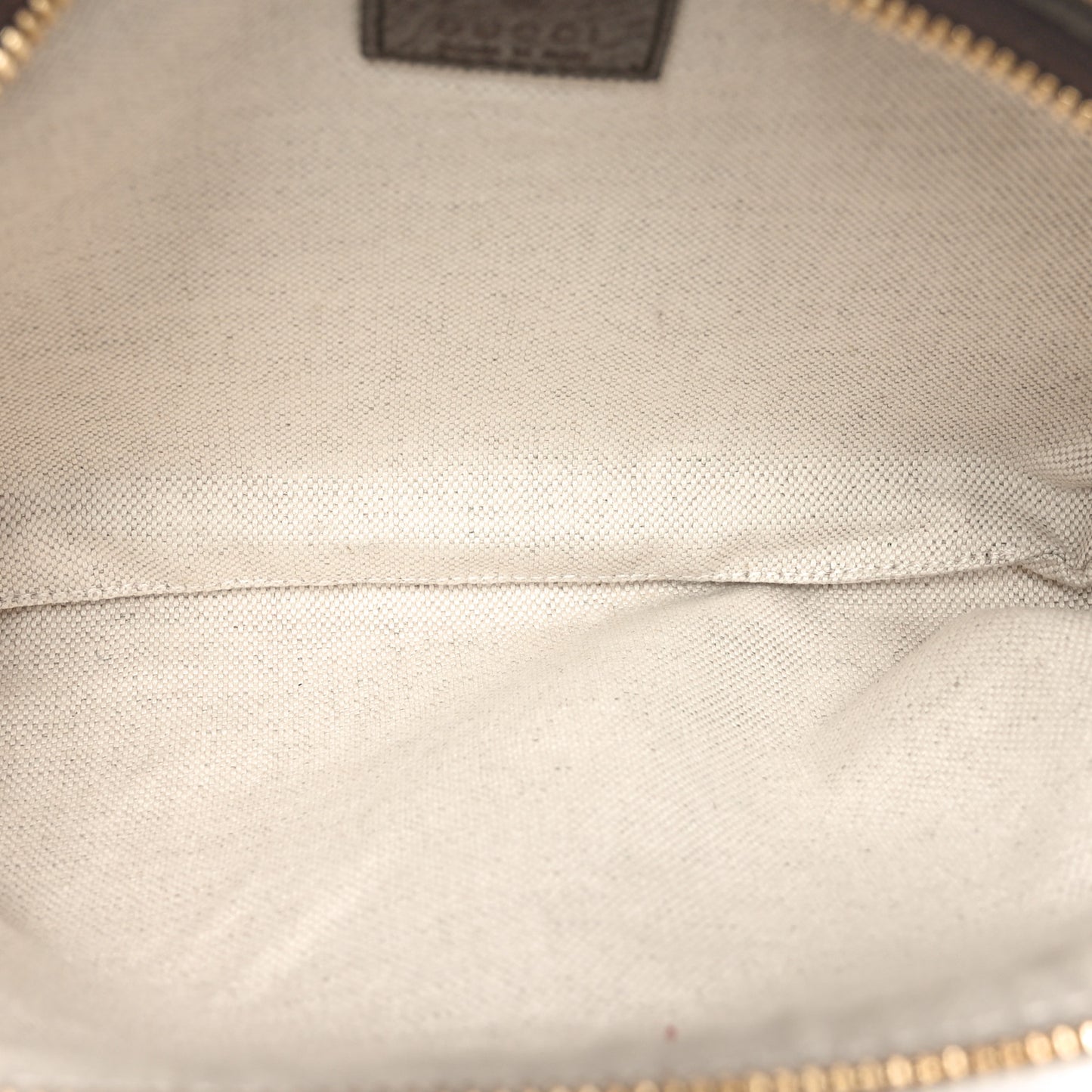 Monogram Jumbo GG Textured Dollar Calfskin Web Belt Bag Camel Ebony New Acero