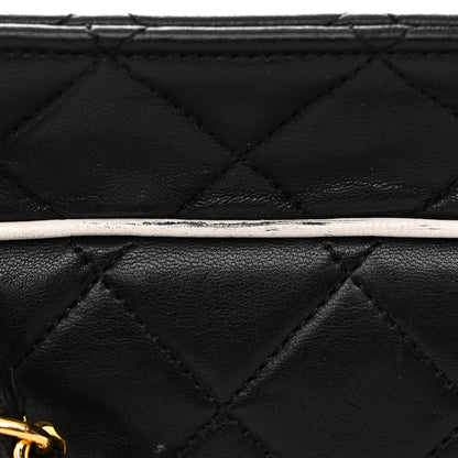Chanel Lambskin Quilted Medium Single Flap Black 16 of 18