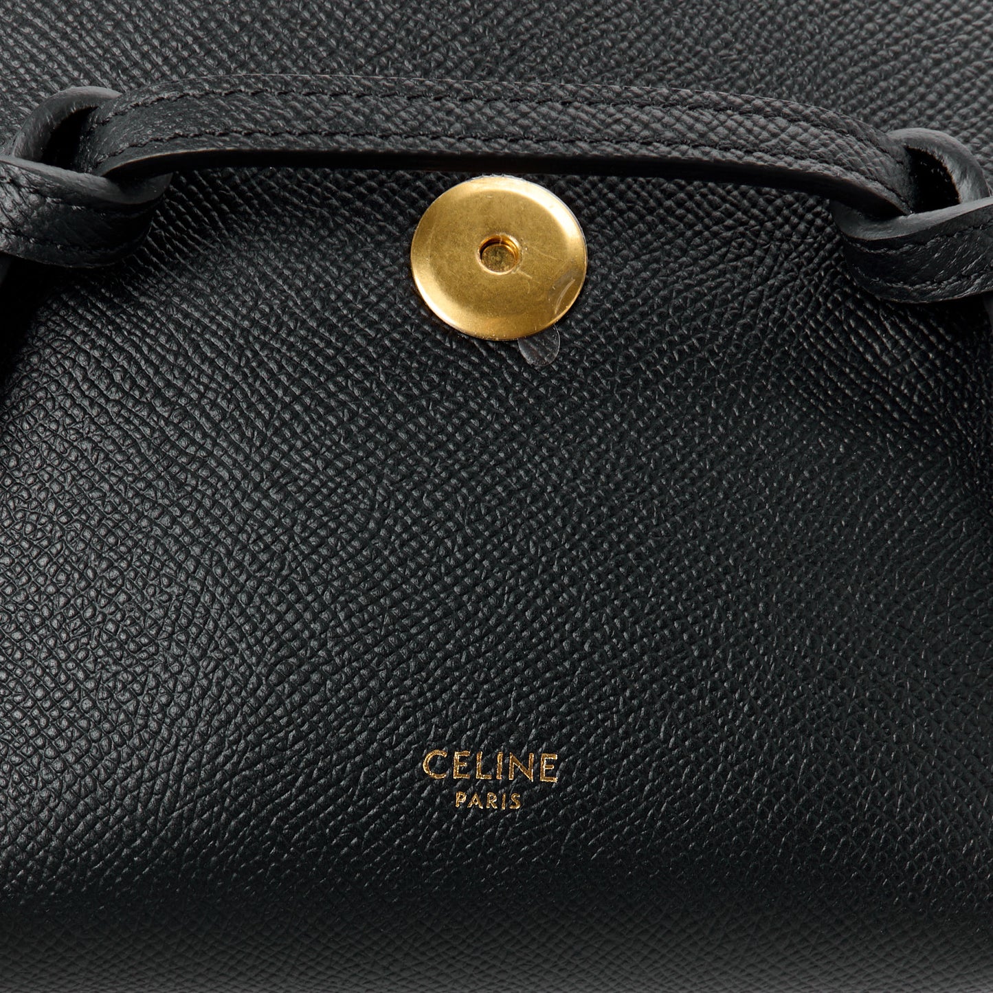 Grained Calfskin Pico Belt Bag Black