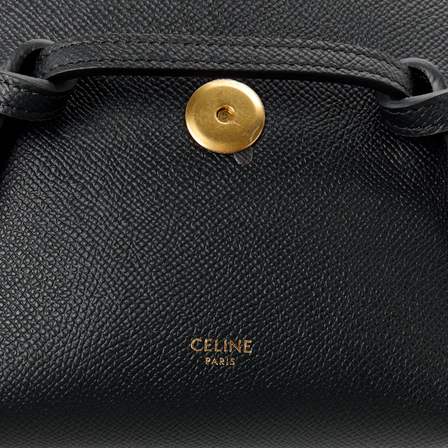 Celine Grained Calfskin Pico Belt Bag Black 6 of 11