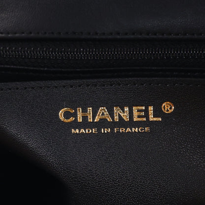 Chanel Lambskin Quilted Mini Rectangular Flap White Black 6 of 10