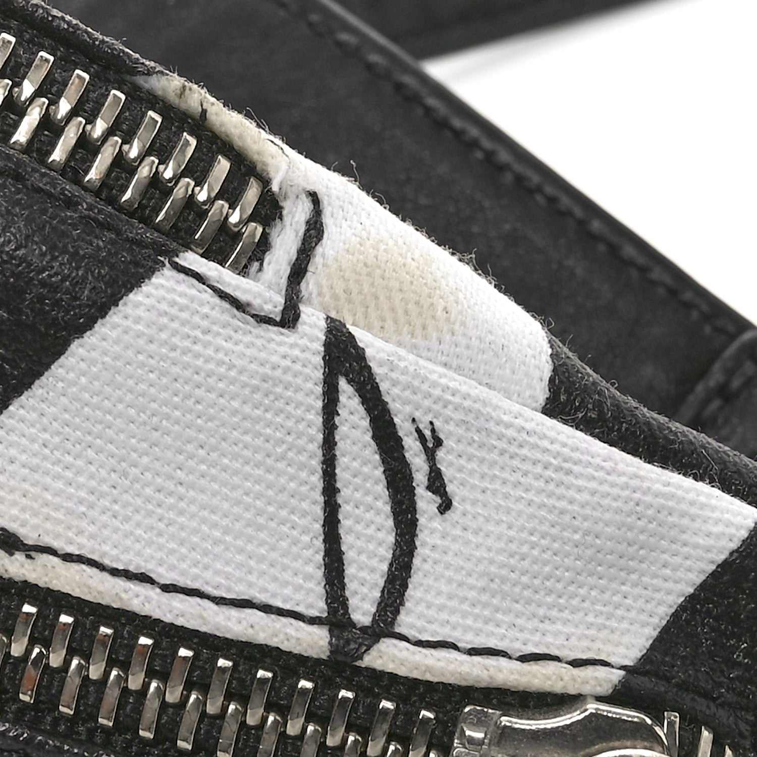 Chrome Hearts Canvas 99 Eyes Snat Pack Gunslinger Waist Bag Black White 10 of 10
