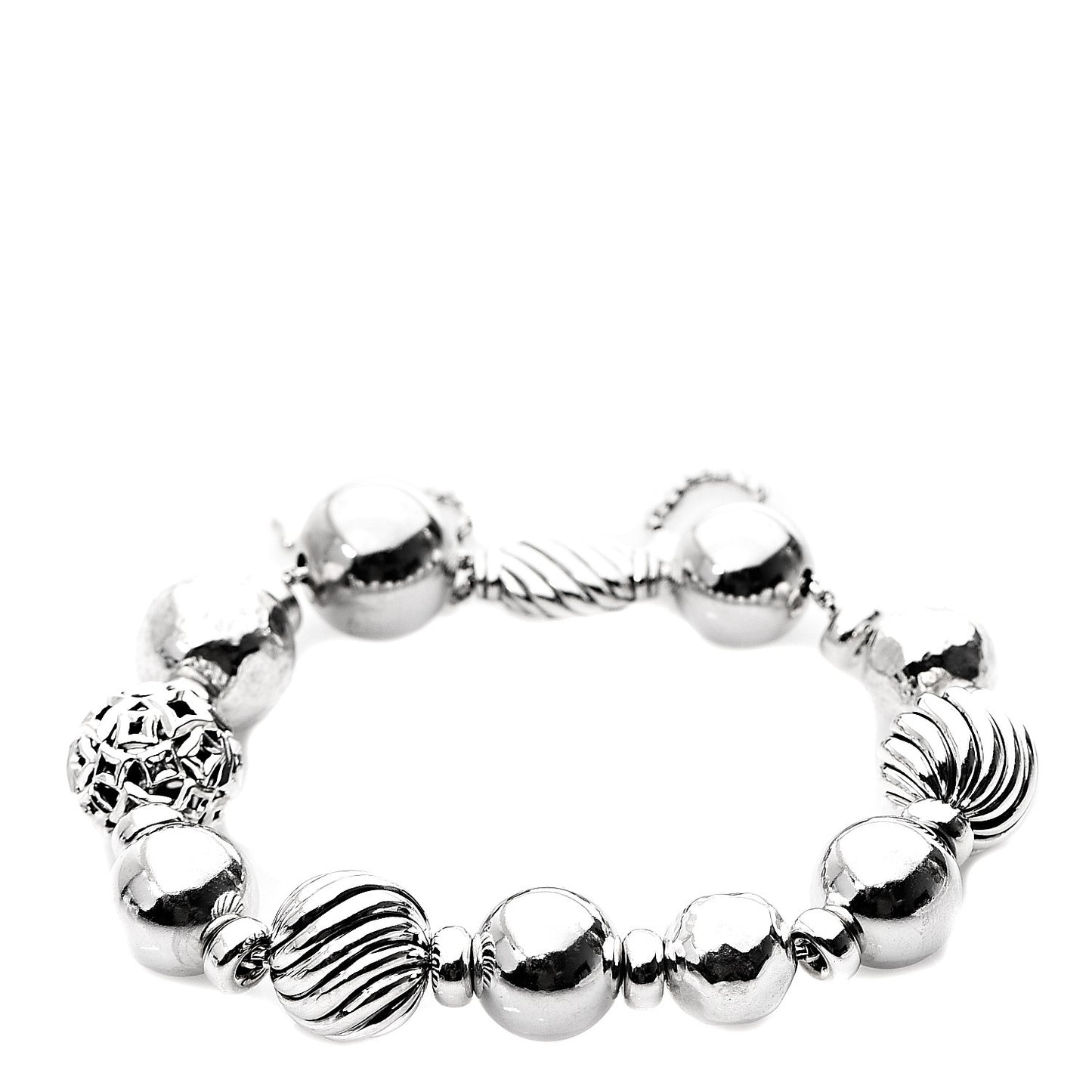 Sterling Silver 14mm Elements Bead Bracelet
