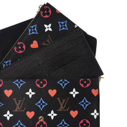 Louis Vuitton Game On Felicie Chain Wallet Black 8 of 12