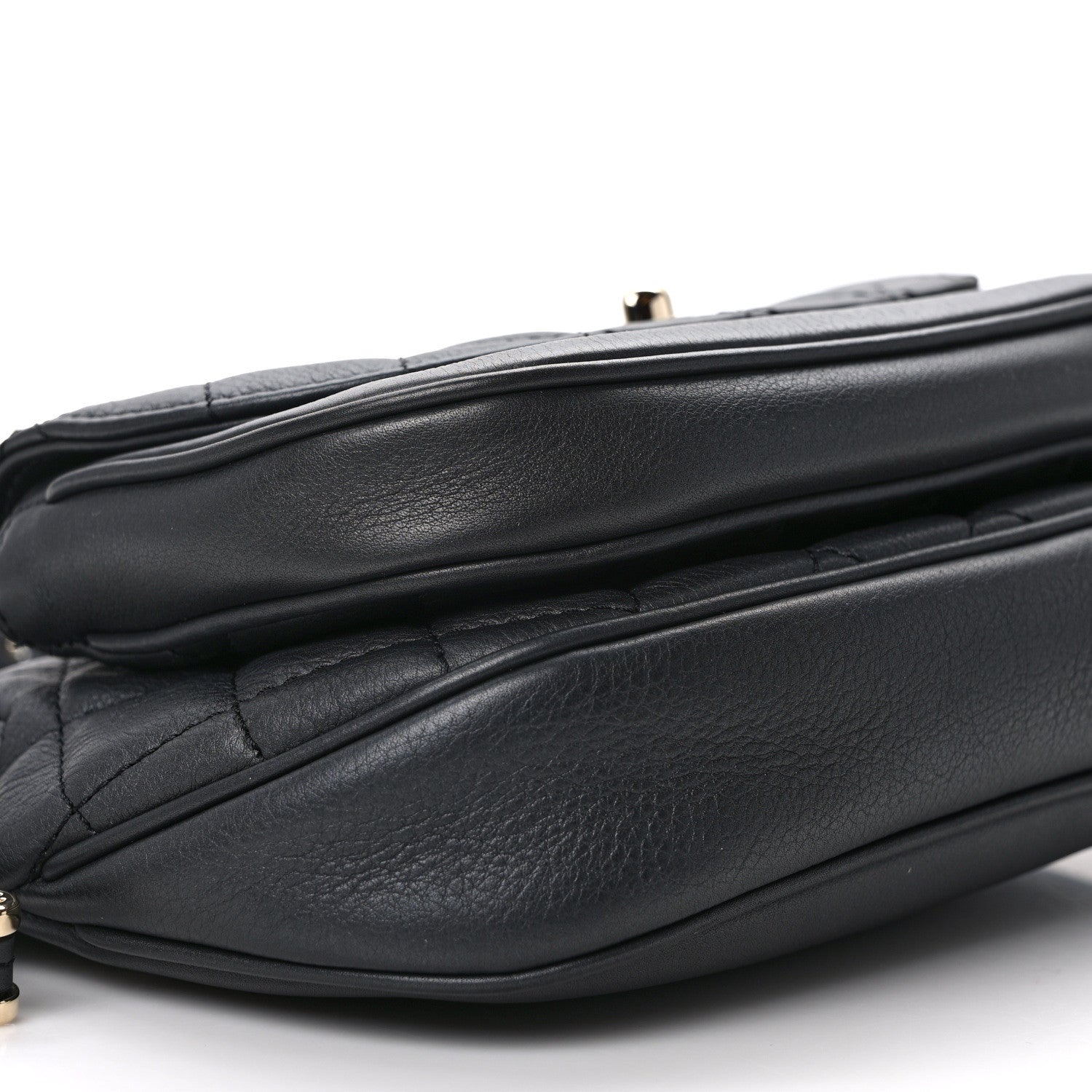 Chanel Calfskin Quilted Waist Bag Black 10 of 13