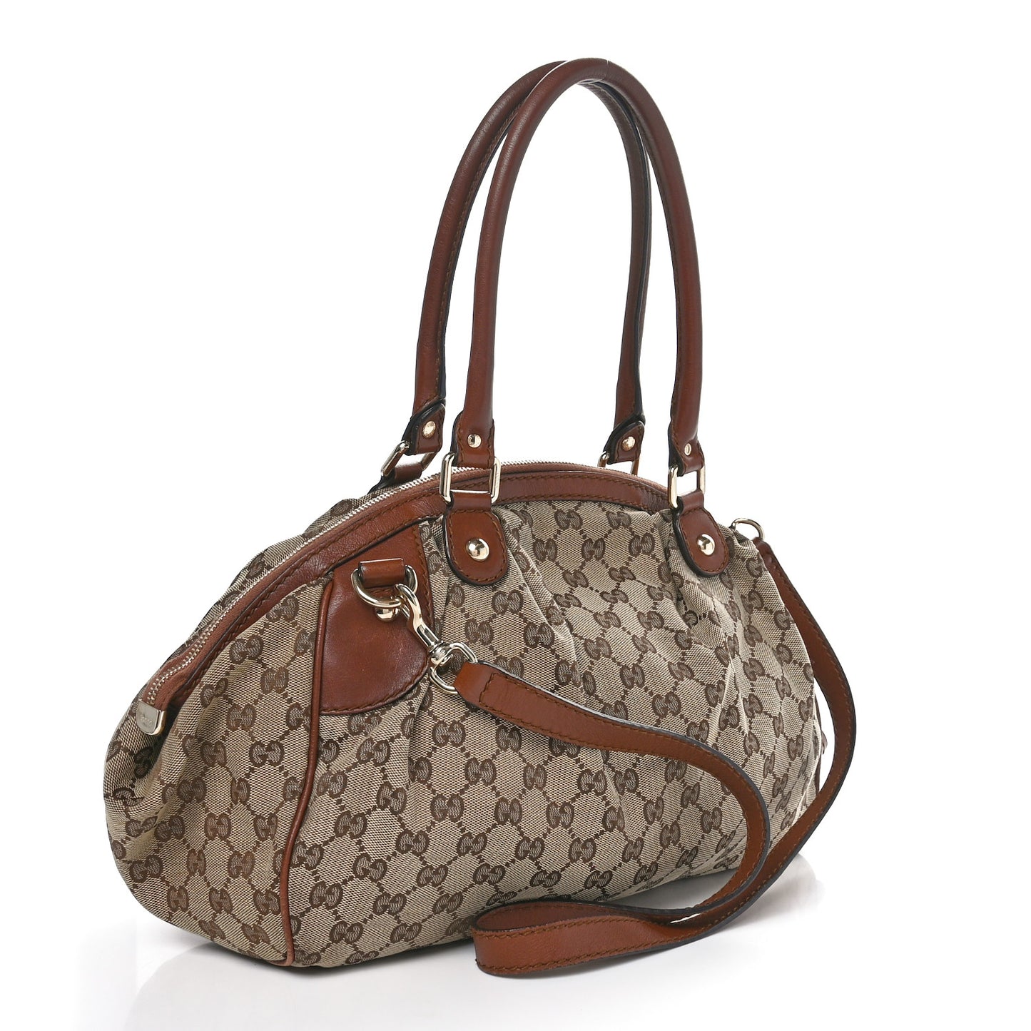 Monogram Medium Sukey Boston Brown