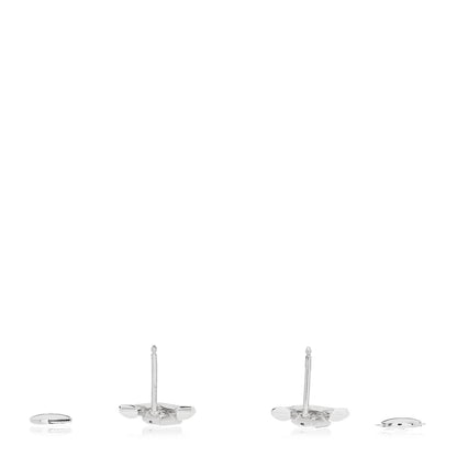 Louis Vuitton 18K White Gold Diamond LV Volt One Earrings 3 of 5