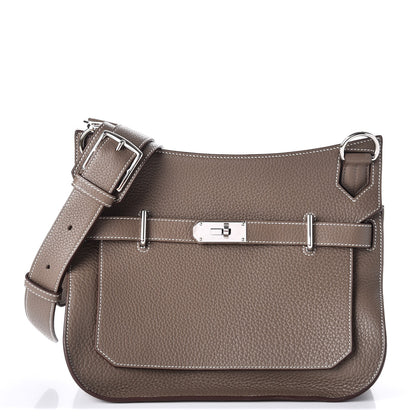 Hermes Taurillon Clemence Jypsiere 31 Etoupe 1 of 8
