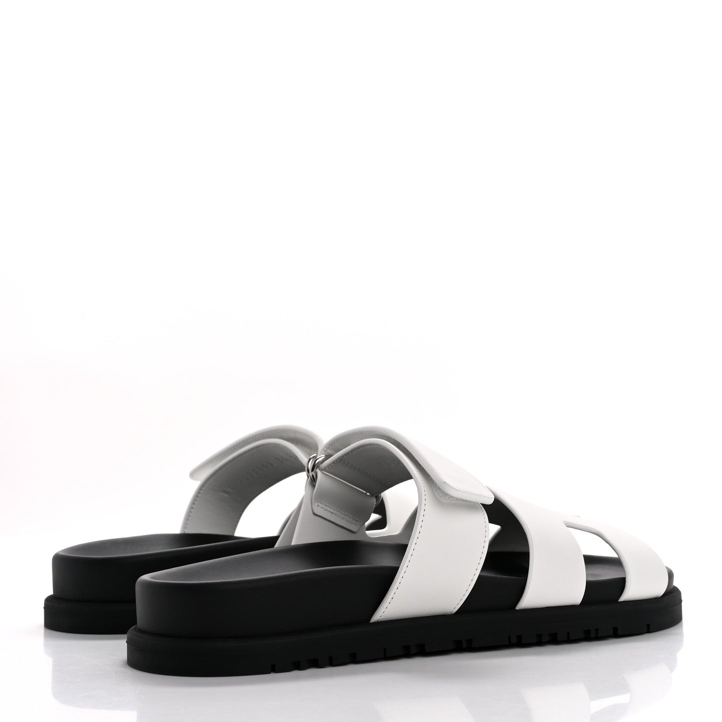 Calfskin Womens Chypre Sandals 37 White