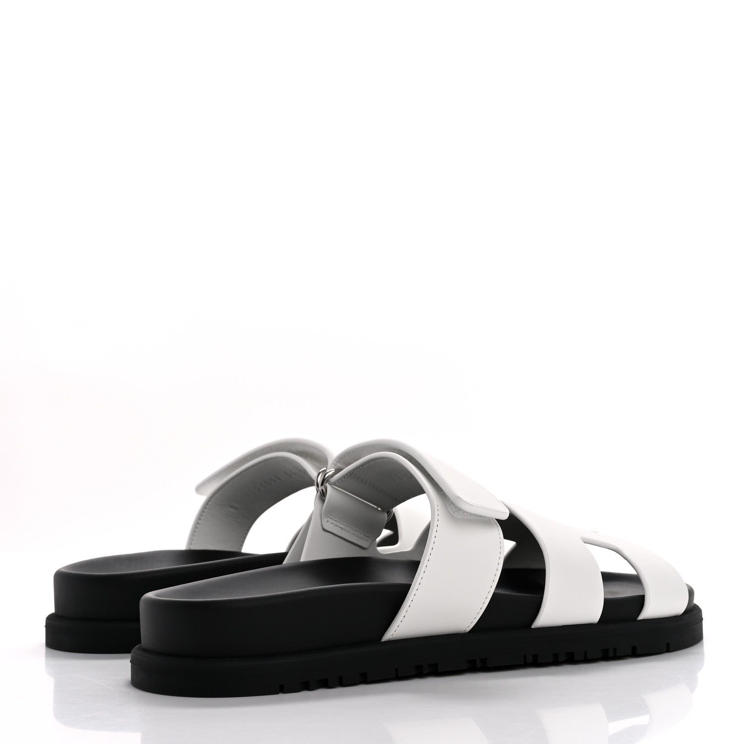Chanel Calfskin Womens Chypre Sandals 37 White 5 of 10
