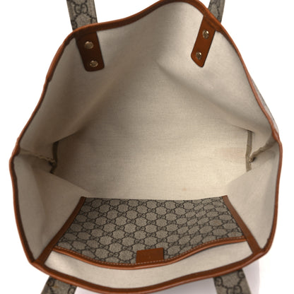 Gucci GG Plus Monogram Medium Signature Web Loop Tote Light Brown 5 of 11