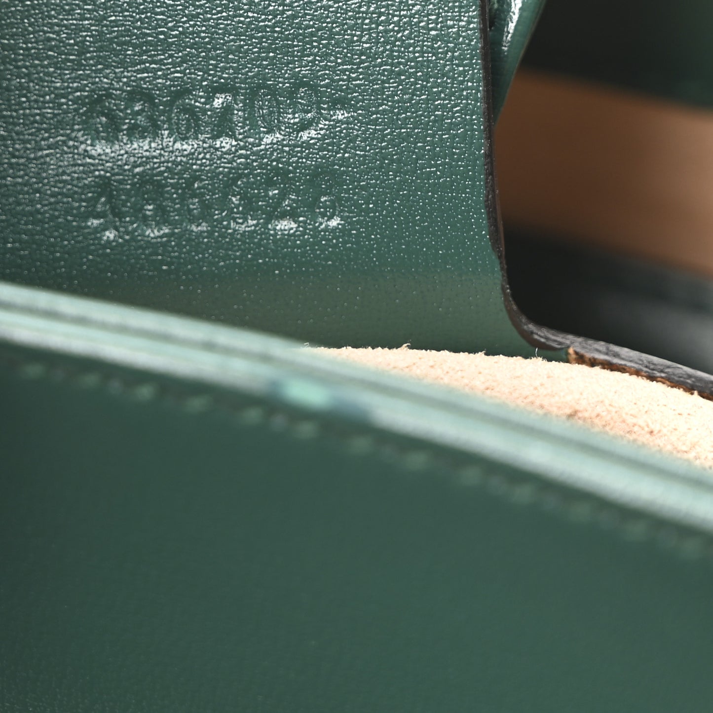 Boarded Dyana Lux Calfskin Small Jackie 1961 Hobo Emerald