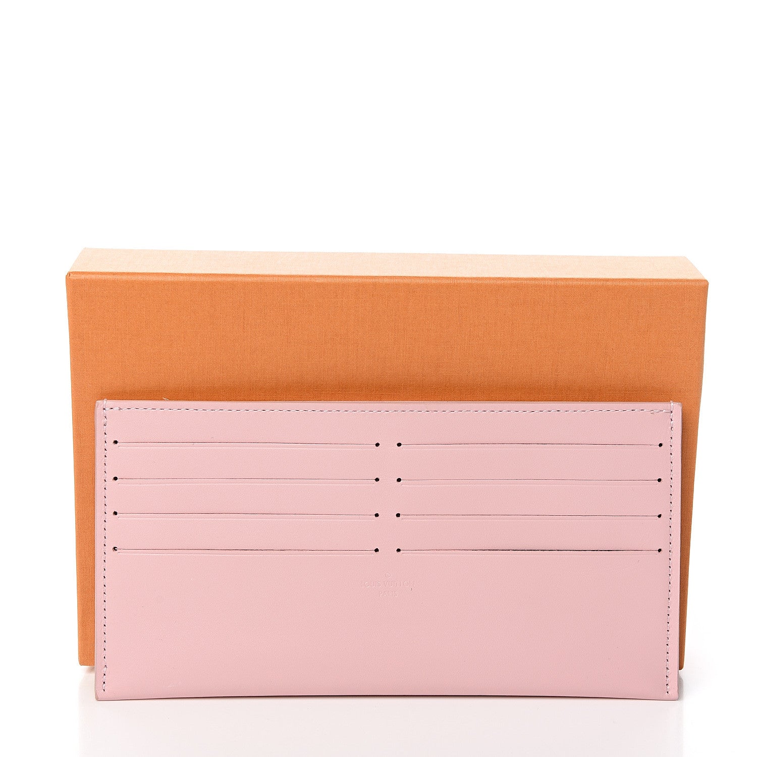 Louis Vuitton Calfskin Felicie Card Holder Insert Rose Ballerine 7 of 7