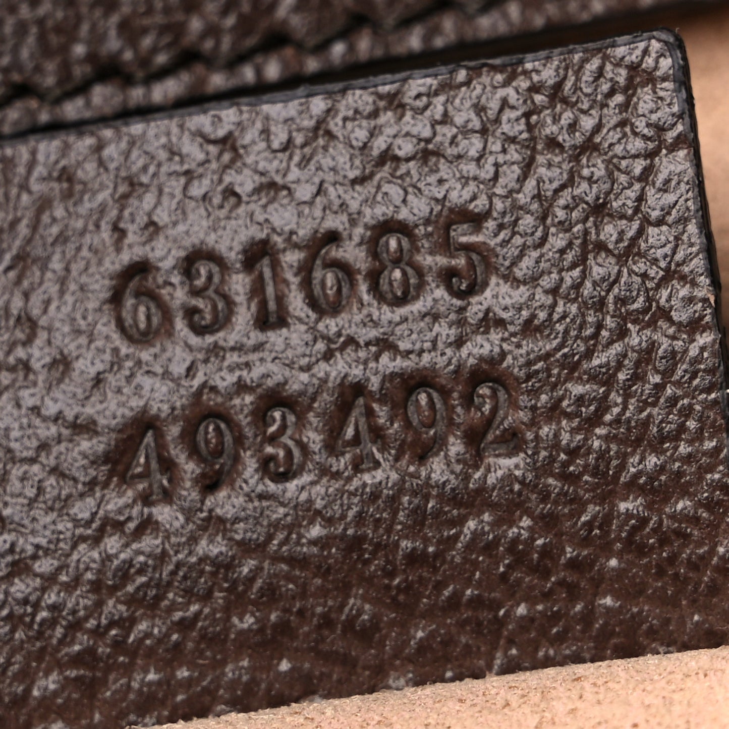 GG Supreme Monogram Textured Calfskin Web Medium Ophidia Shopping Tote Beige Ebony New Acero