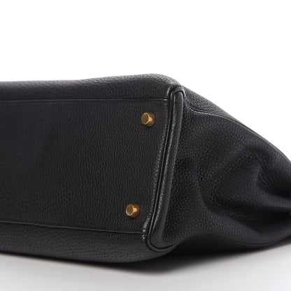 Hermes Togo Kelly Retourne 32 Black 7 of 11