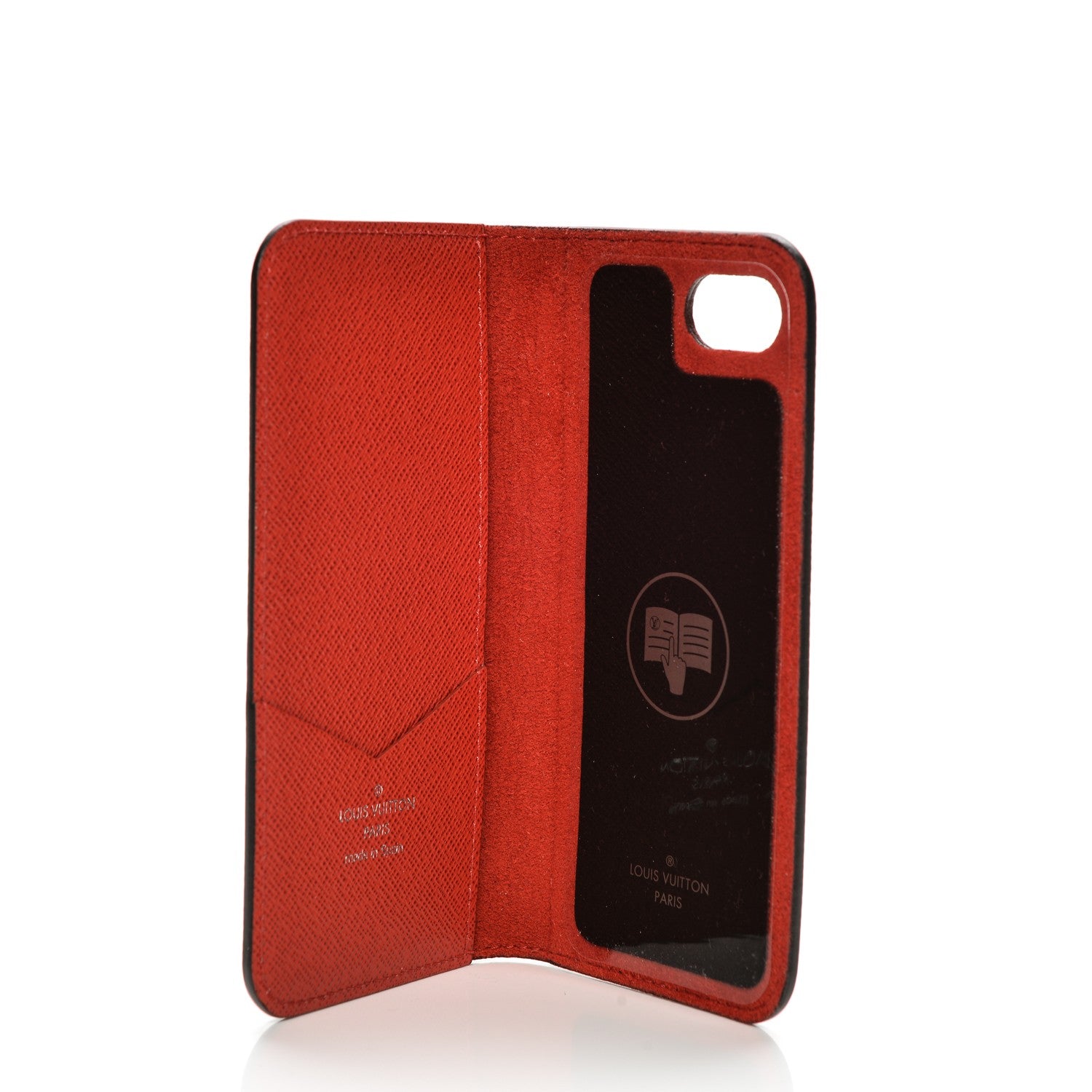 ルイヴィトン　iPhoneⅩ FOLIO EPI Louis Vuitton X SUPREME Epi iPhone 7 Plus Folio Case Red 201322