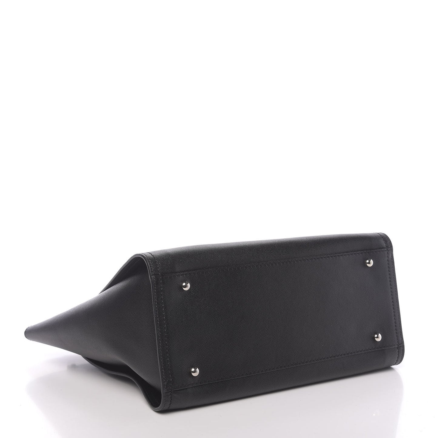 Caviar Small Studded Deauville Tote Black
