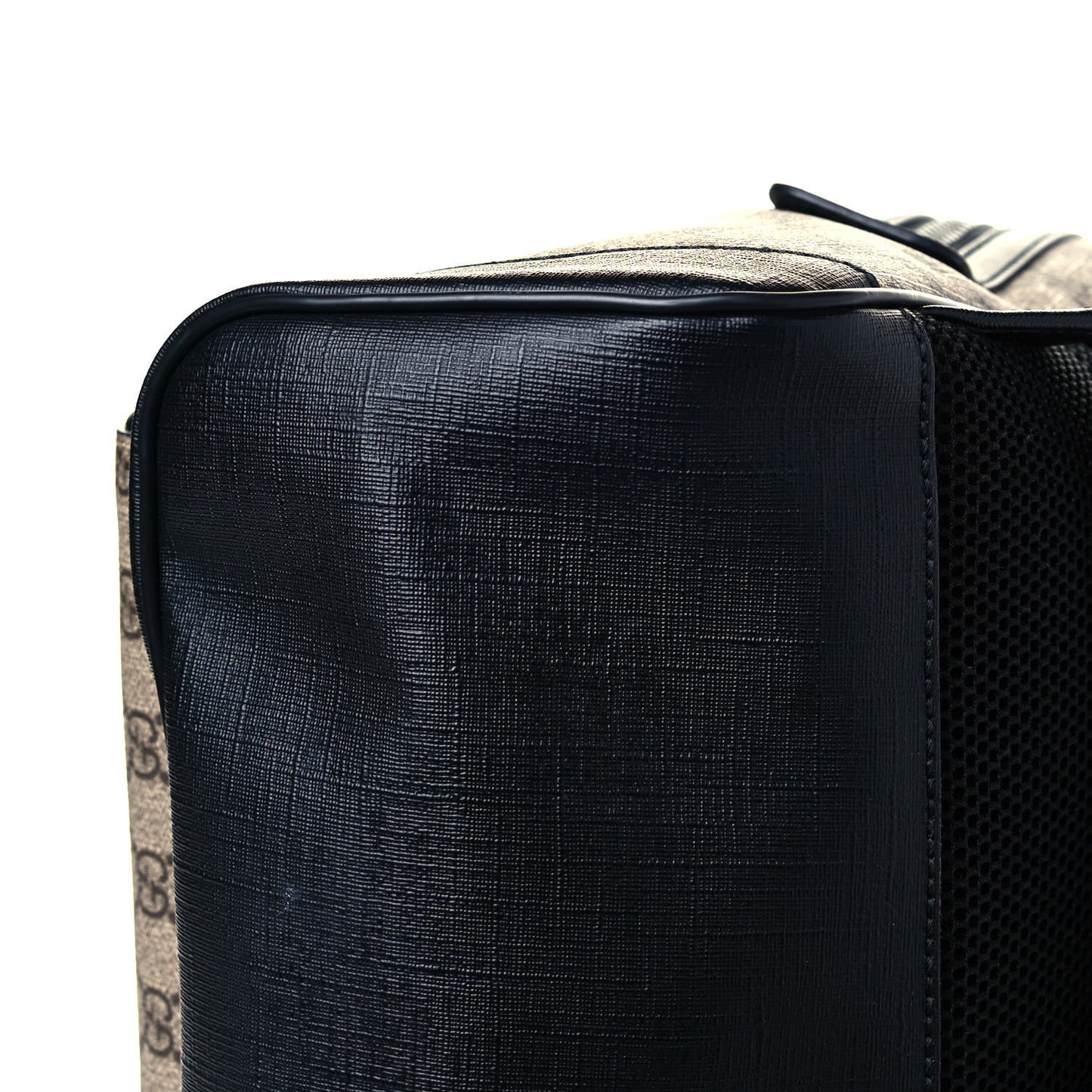 GG Supreme Monogram Medium Backpack Black