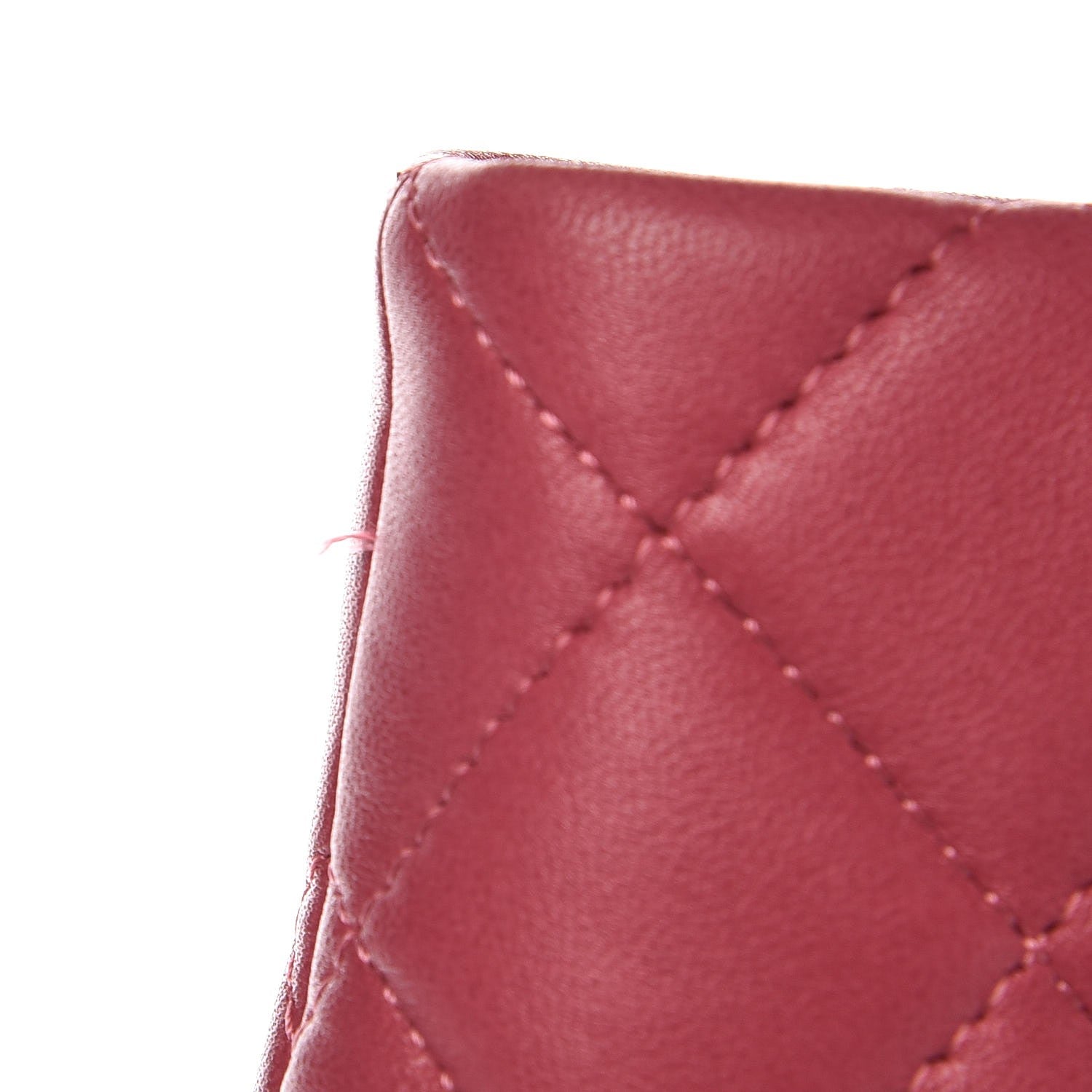 Chanel Lambskin Quilted Clutch Pink 8 of 8