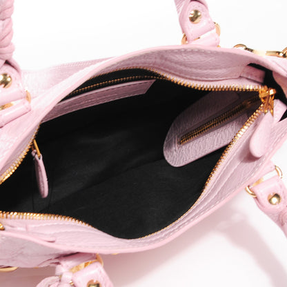 Balenciaga Agneau Giant 12 Gold Hardware Mini City Rose Poudre Rose Petunia 3 of 15