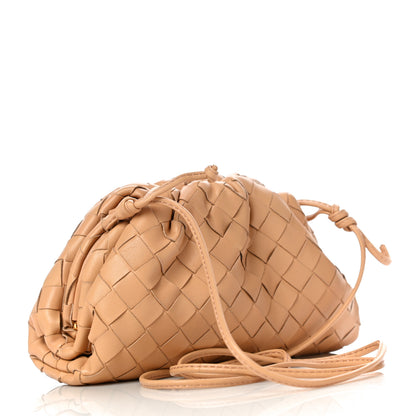 Bottega Veneta Nappa Intrecciato The Mini Pouch Almond 3 of 11