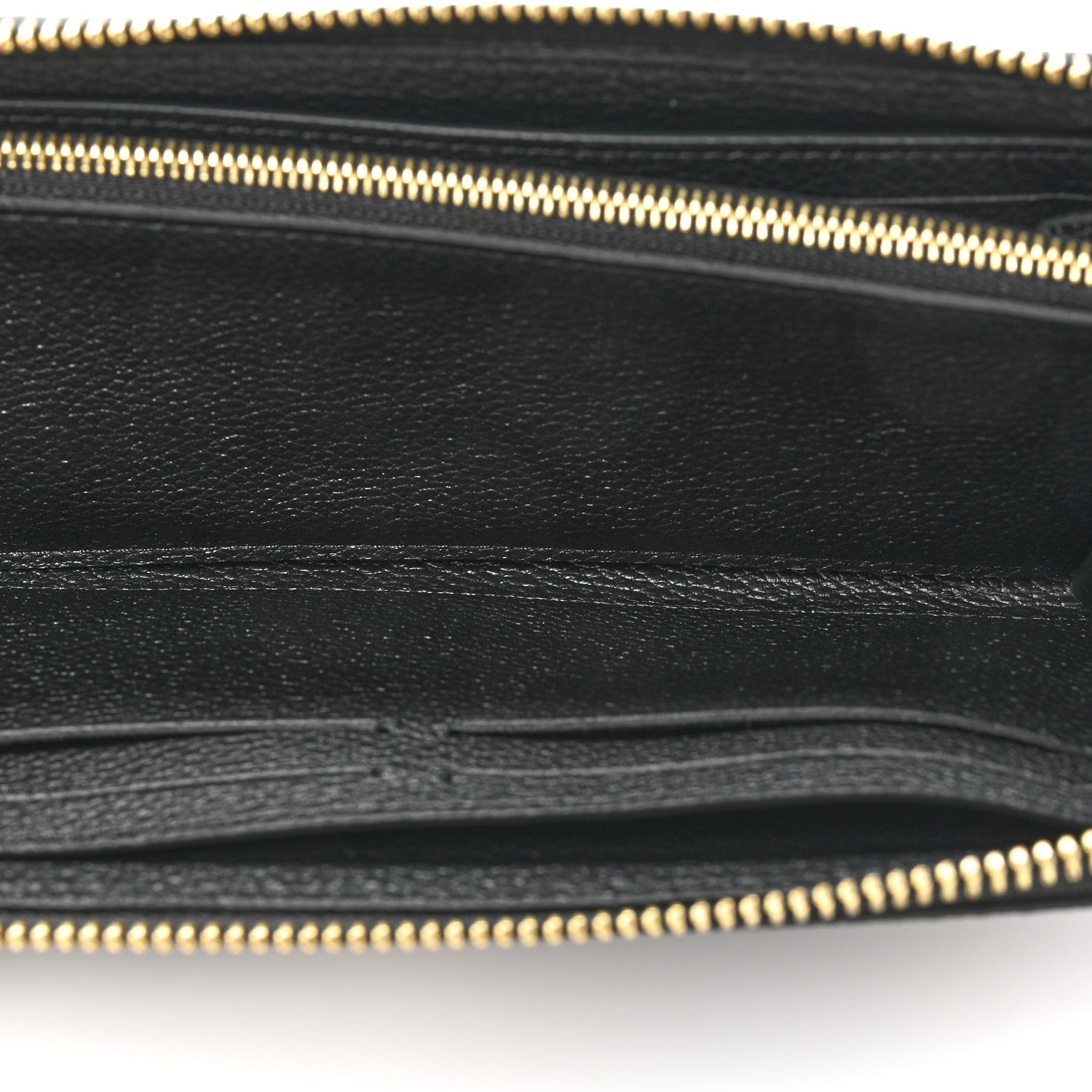 Louis Vuitton Empreinte Monogram Giant Clemence Wallet Black Beige 6 of 17