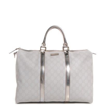 Gucci Monogram Large Joy Boston White 1 of 7