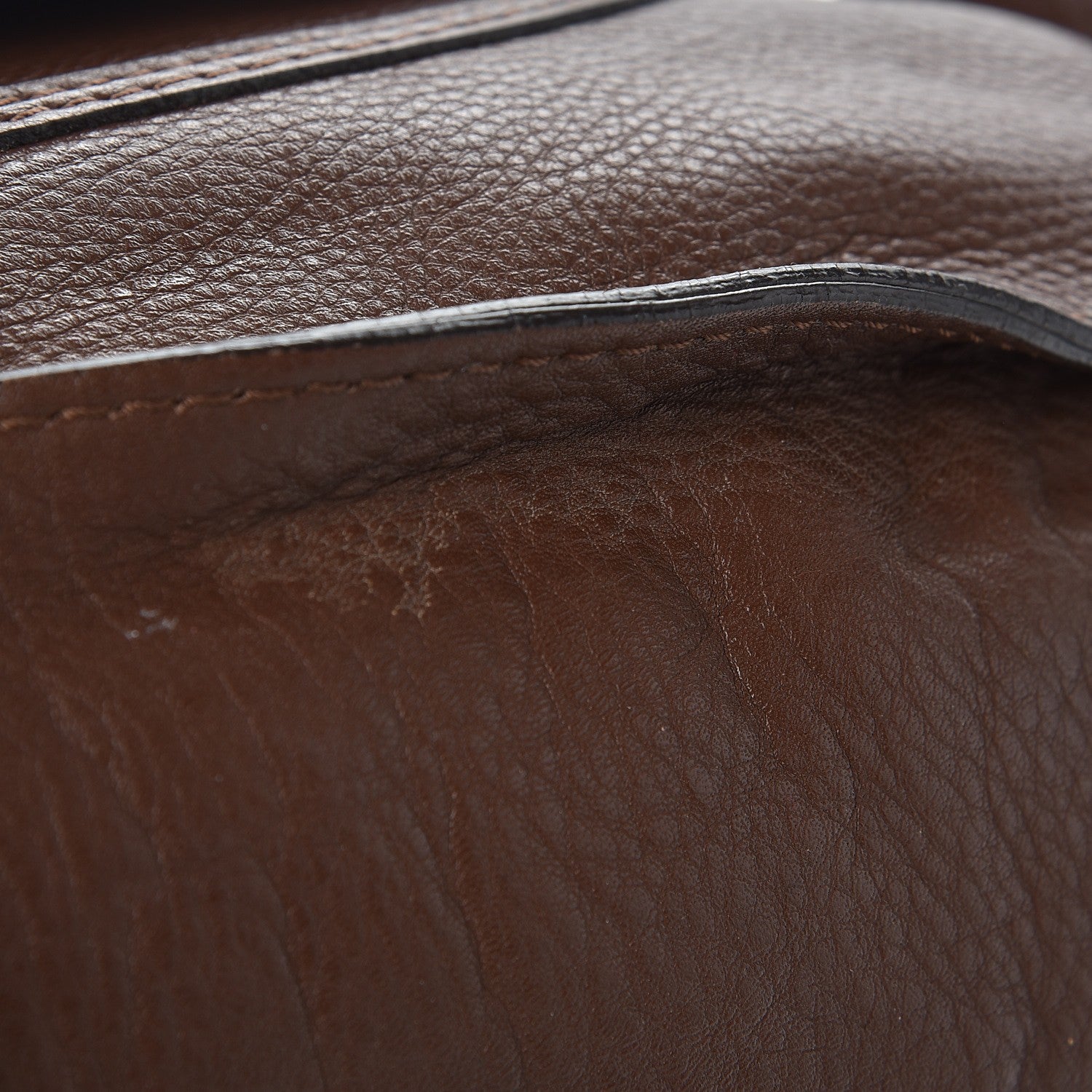 Chloe Calfskin Large Marcie Satchel Oak 10 of 11