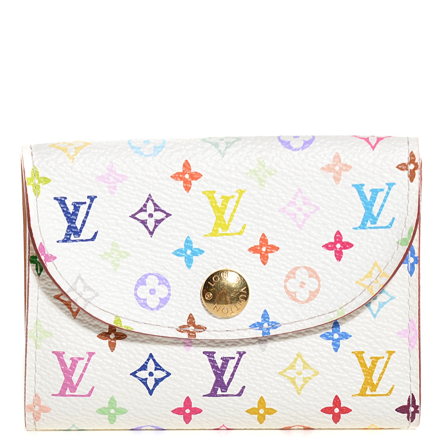 Louis Vuitton Monogram Multicolor Business Card Holder White 1 of 7