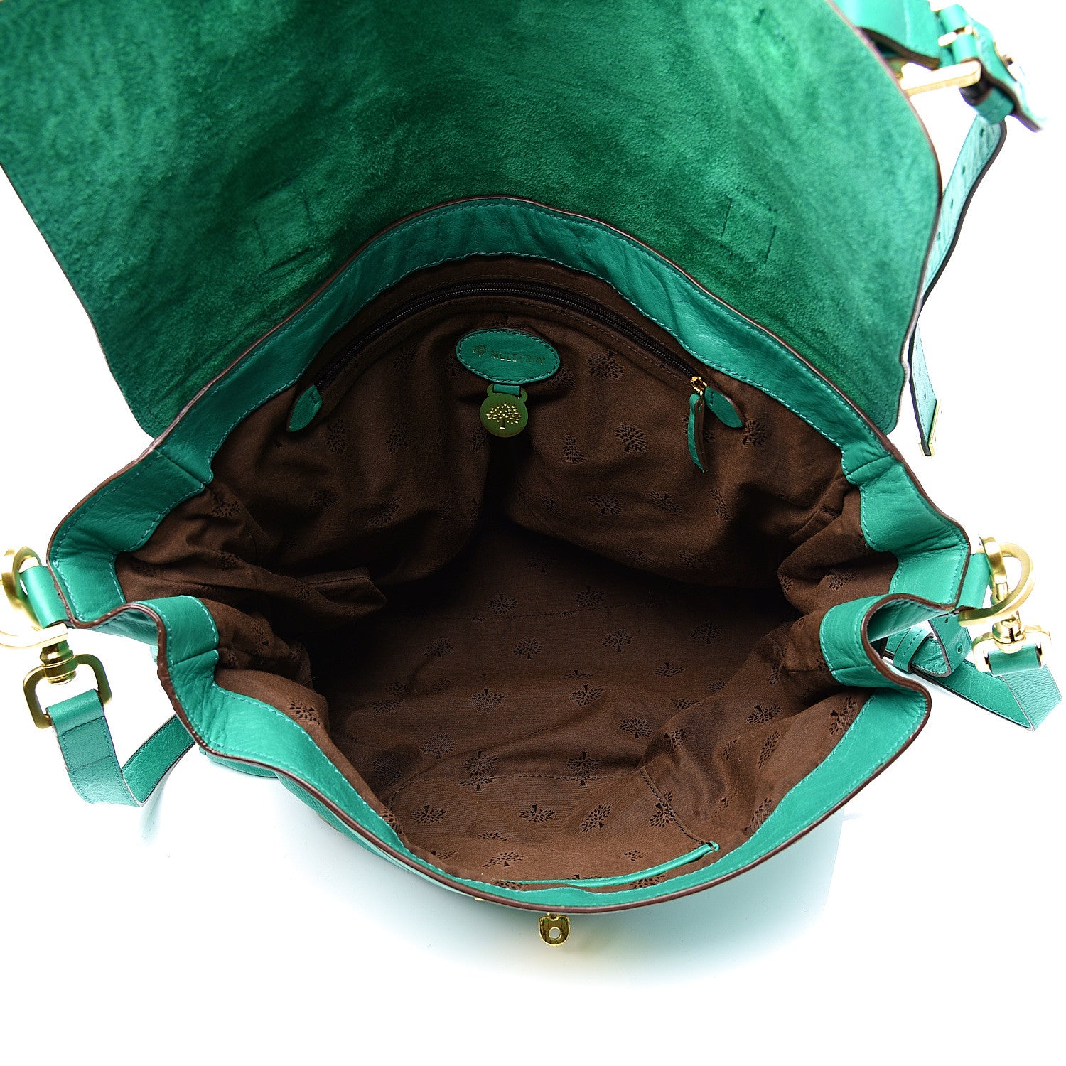 Mulberry Soft Buffalo Oversized Alexa Aqua Green 4 of 10