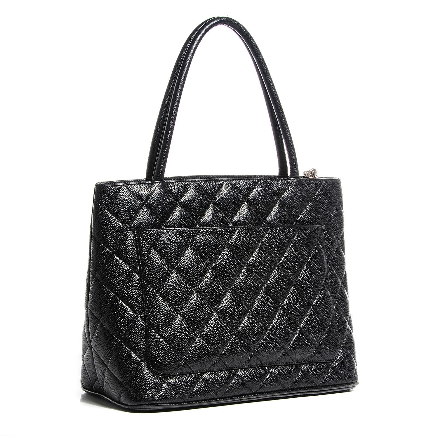 Chanel Caviar Quilted Medallion Tote Black 3 of 7