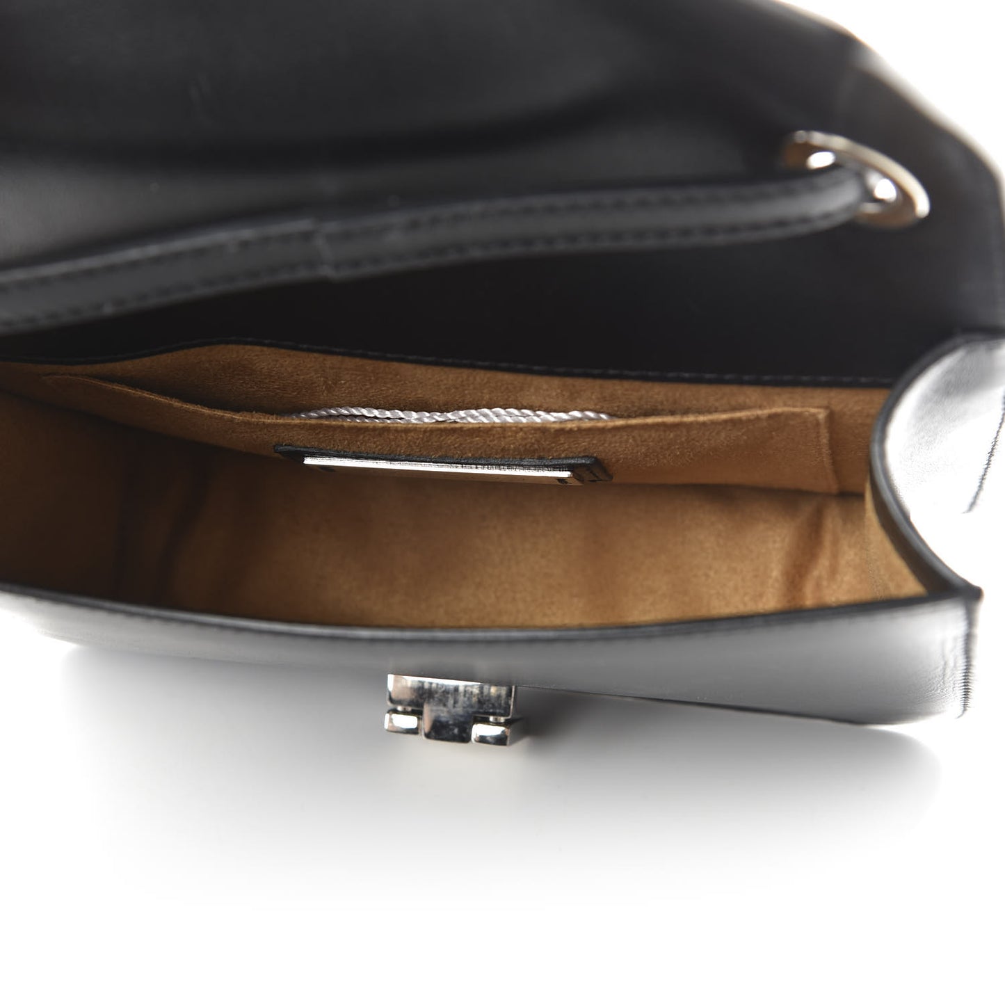 Smooth Calfskin Rebel Crossbody Bag Black