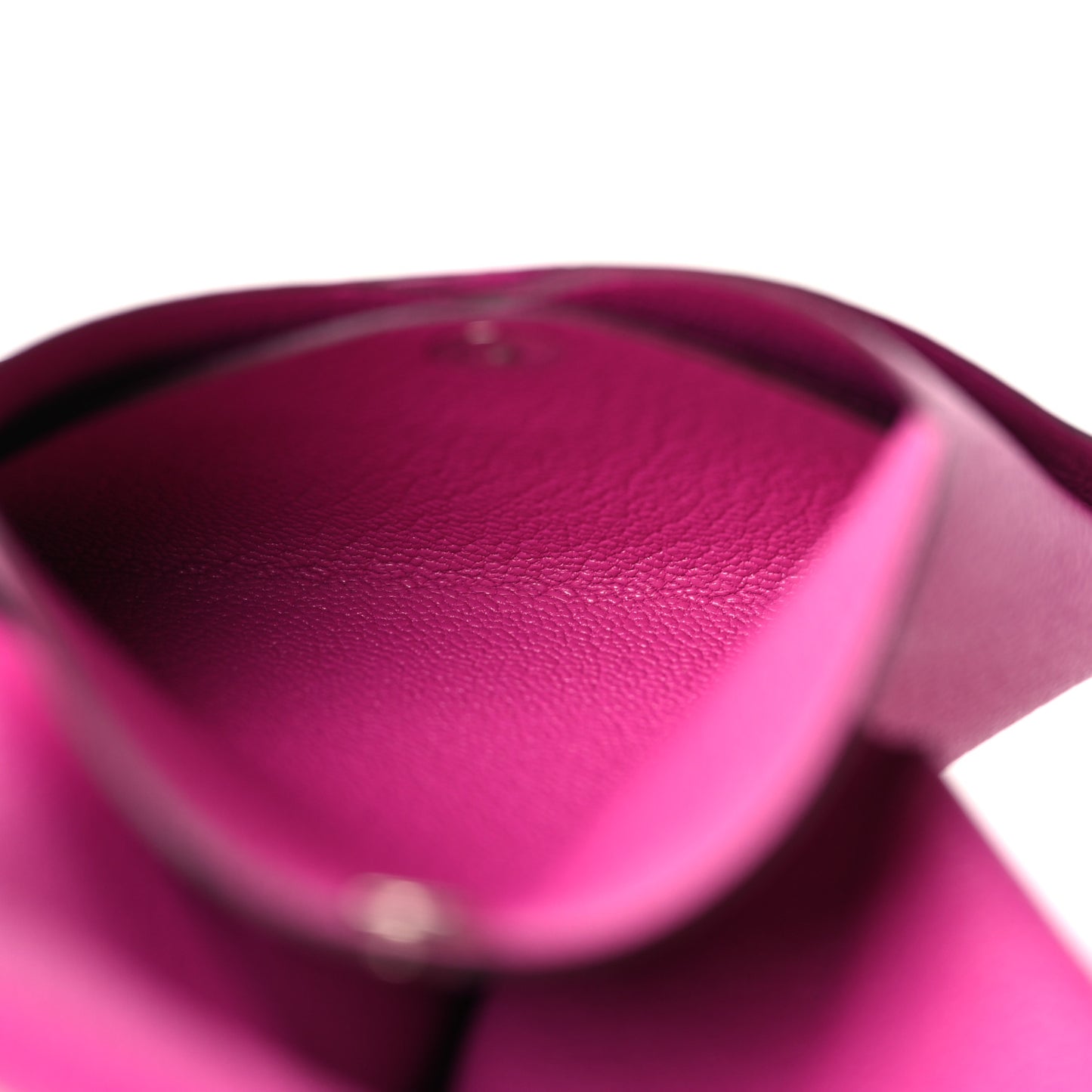 Chevre Mysore Calvi Duo Card Case Rose Pourpre