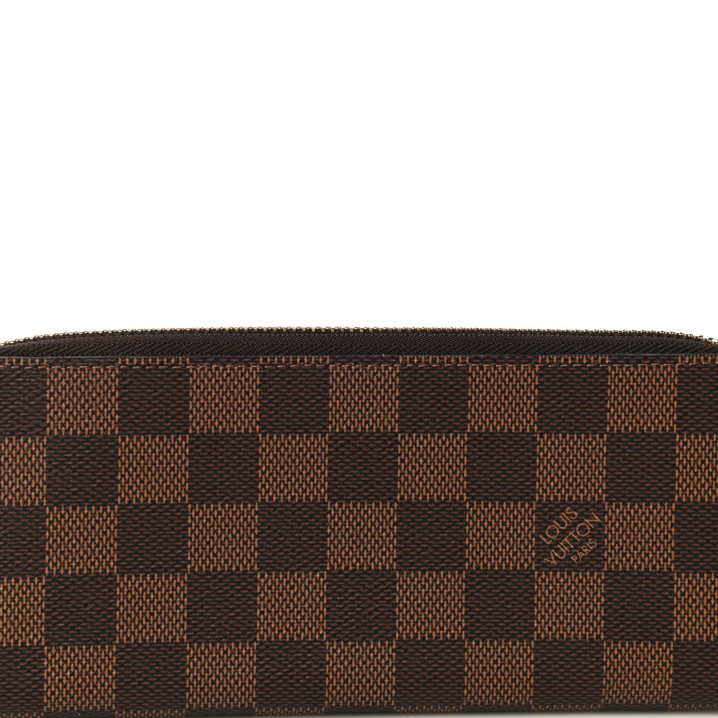 Damier Ebene Zippy Wallet Rose Ballerine