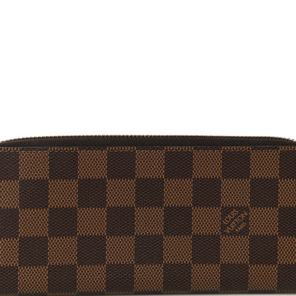 Louis Vuitton Damier Ebene Zippy Wallet Rose Ballerine 7 of 11