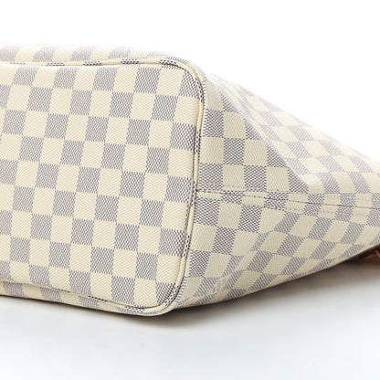 Louis Vuitton Damier Azur Neo Neverfull MM Rose Ballerine 12 of 13