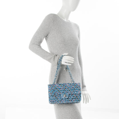 Chanel Woven Denim Medium Flap Multicolor 2 of 7