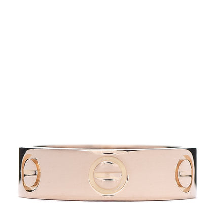 Cartier 18K Pink Gold 5.5mm LOVE Ring 51 5.75 1 of 5