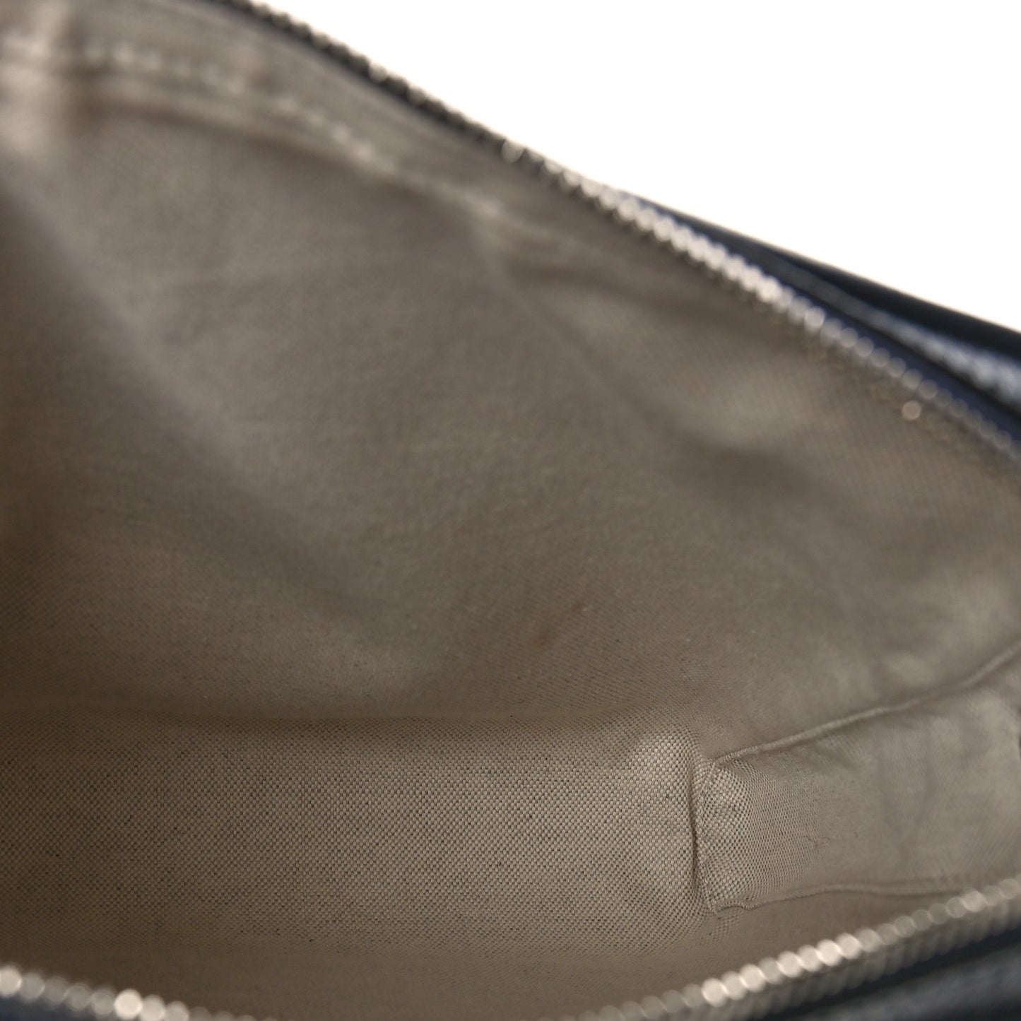 GG Supreme Monogram Textured Dollar Calfskin Web Small Ophidia Messenger Bag Beige Blue