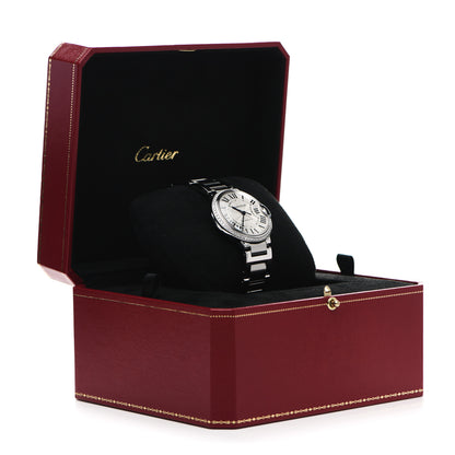 Cartier Stainless Steel Diamond Bezel 36mm Ballon Bleu De Cartier Automatic Watch 5 of 5