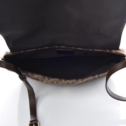 Fendi Zucca Vitello Artic Messenger Bag Tobacco Castagna 5 of 11
