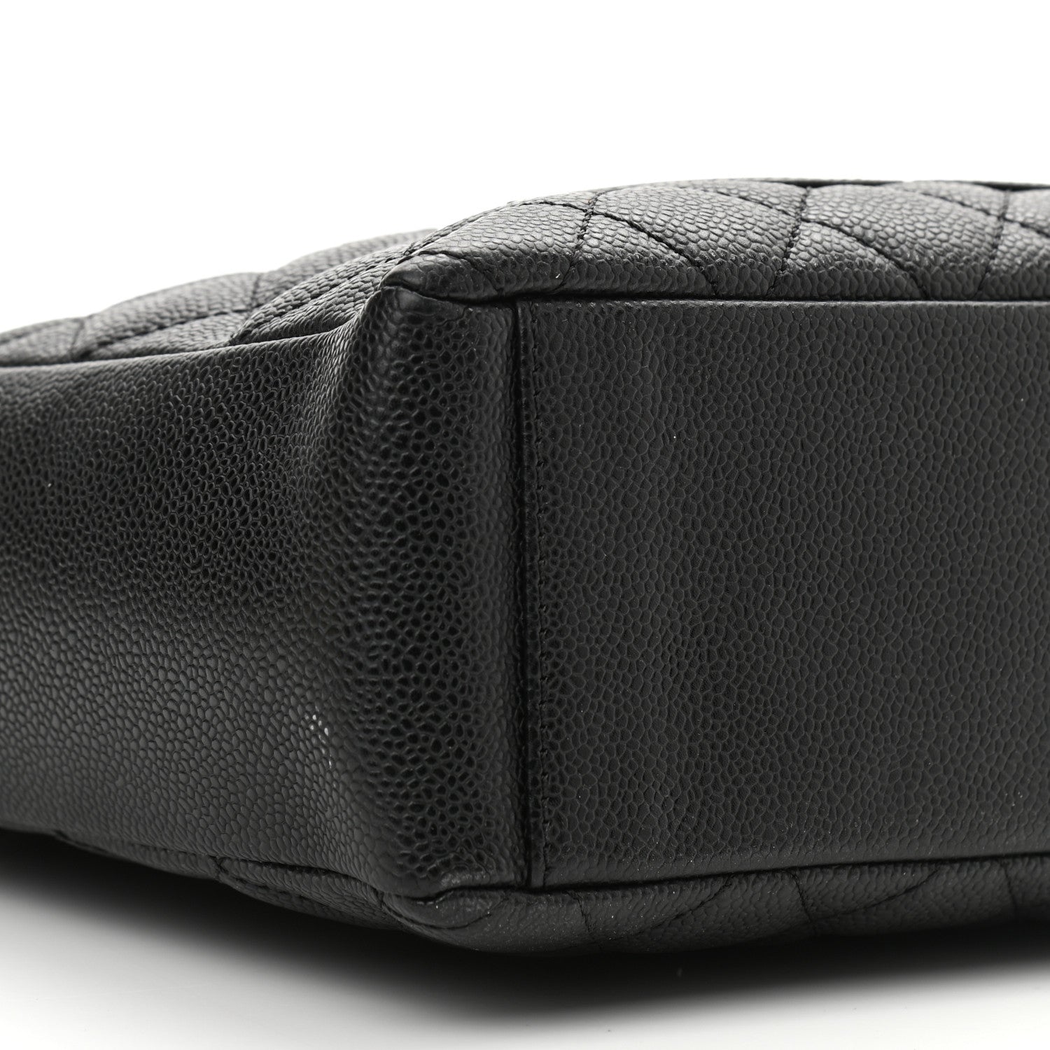 Chanel Caviar Quilted Petit Shopping Tote PST Black 9 of 11