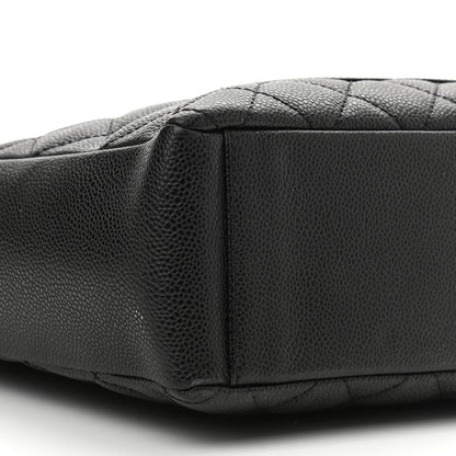 Chanel Caviar Quilted Petit Shopping Tote PST Black 9 of 11