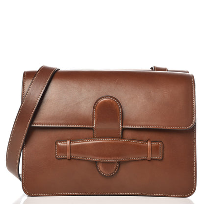 Celine Natural Calfskin Medium Symmetrical Bag Chestnut 1 of 9