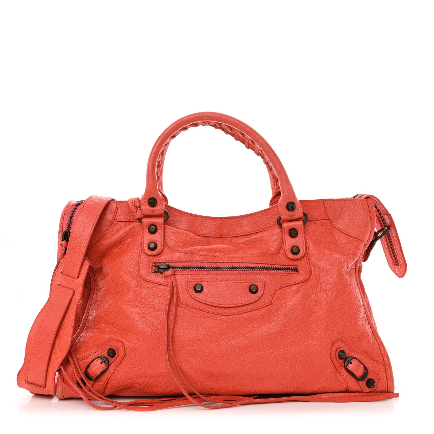 Balenciaga Agneau Classic Hardware City Rose Corail 1 of 15