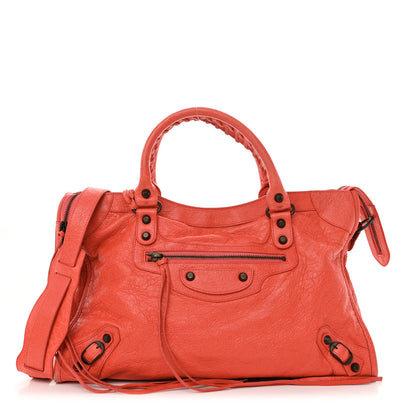 Balenciaga Agneau Classic Hardware City Rose Corail 1 of 15