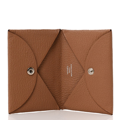 Hermes Chevre Mysore Calvi Card Case Quebracho 5 of 8