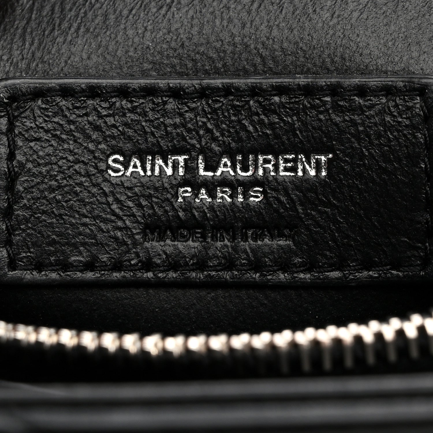 Saint Laurent Calfskin Y Quilted Monogram Small Loulou Chain Satchel Black 7 of 11