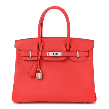 Hermes Epsom Birkin 30 Rouge Tomate 1 of 10