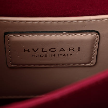 Bulgari Calfskin Serpenti Forever Top Handle Light Pink 6 of 9